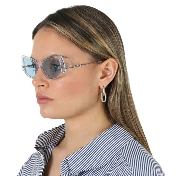 Burberry Light Blue Sunglasses New With Box - Picture 1 of 4